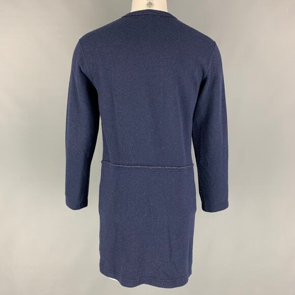 COMME des GARCONS Size M Navy Solid Wool Blend Pullover - Picture 3 of 7
